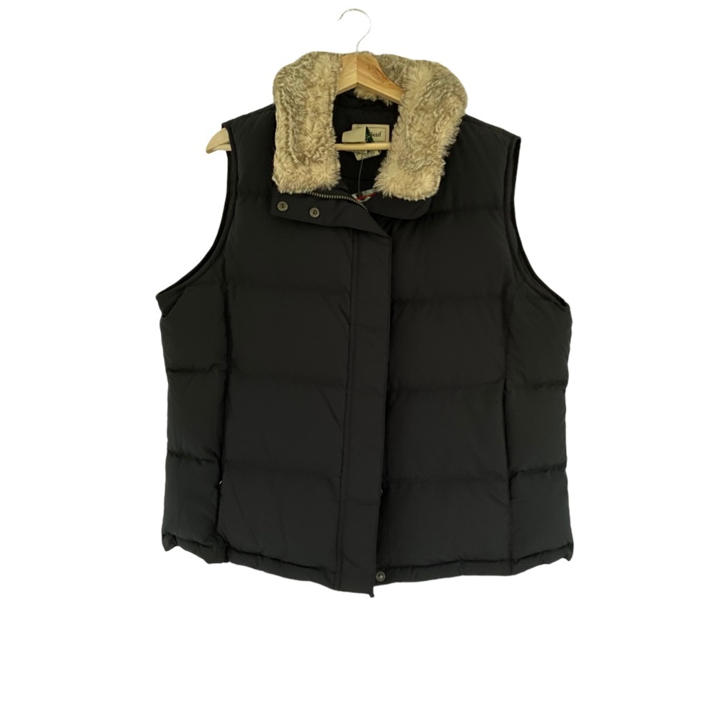 NWT L.L.Bean Goose Down Blend Puffer Vest Black XL